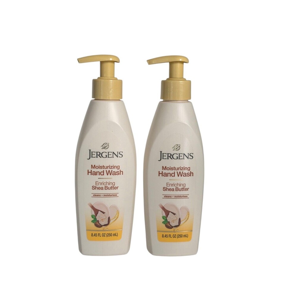 Jergens Moisturizing Hand Wash Enriching Shea Butter 8.45fl.oz Each (2pk)